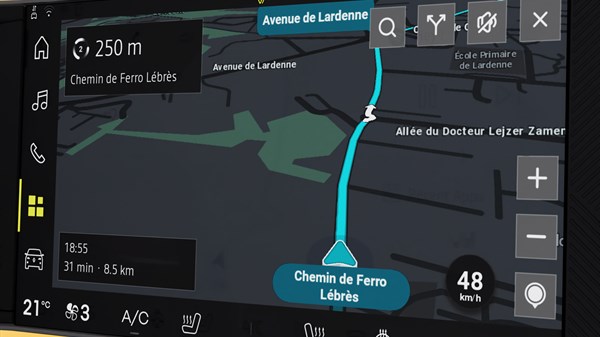route planner - Renault 5 E-Tech electric
