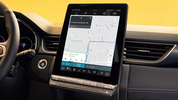 Google maps - Captur full hybrid E-Tech - Renault