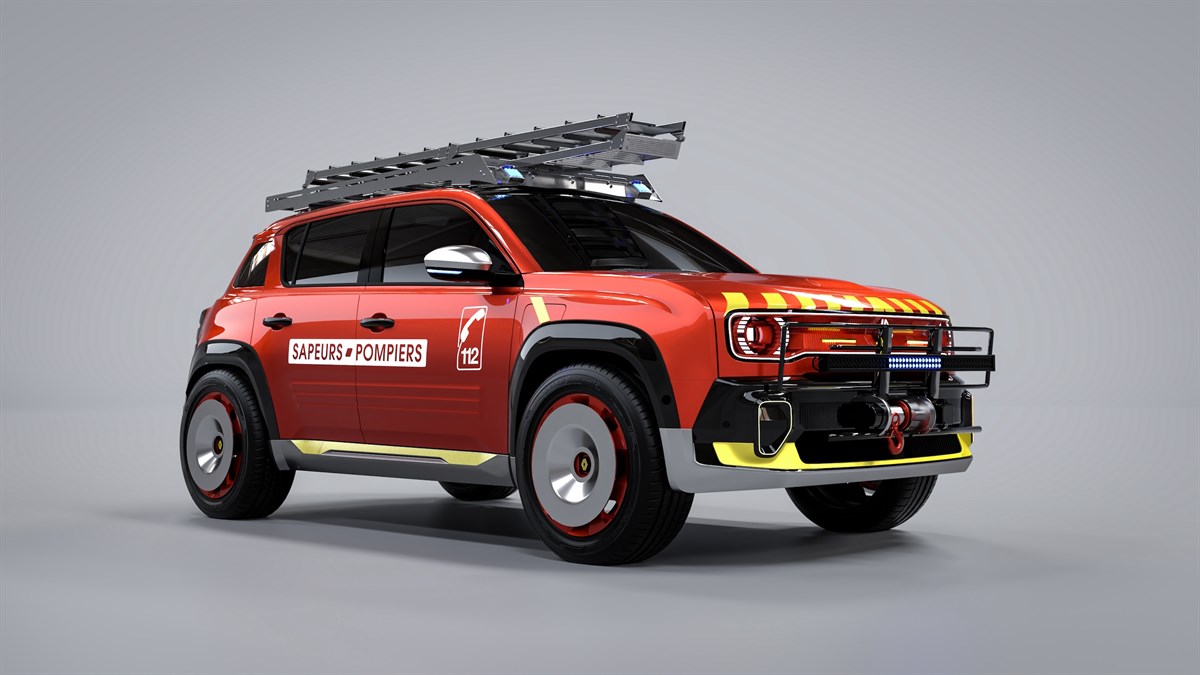 Sapeurs-Pompiers - 4TROOP - Renault 4 E-Tech electric