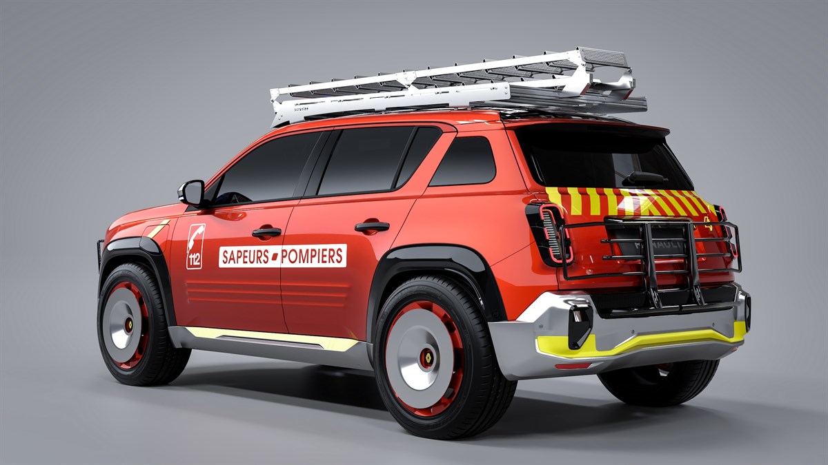 Sapeurs-Pompiers - 4TROOP - Renault 4 E-Tech electric