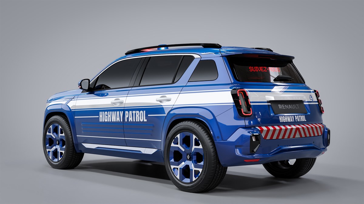 Highway patrol - 4TROOP - Renault 4 E-Tech electric