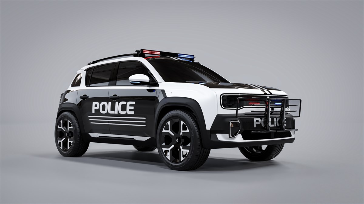 Police - 4TROOP - Renault 4 E-Tech electric