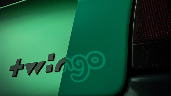Renault Twingo E-Tech electric - unique signature 