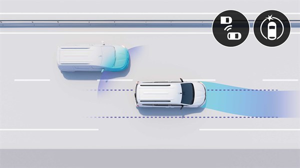 Renault Kangoo E-Tech - liiklusassistent