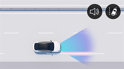 lane departure warning - safety - Renault Arkana E-Tech full hybrid