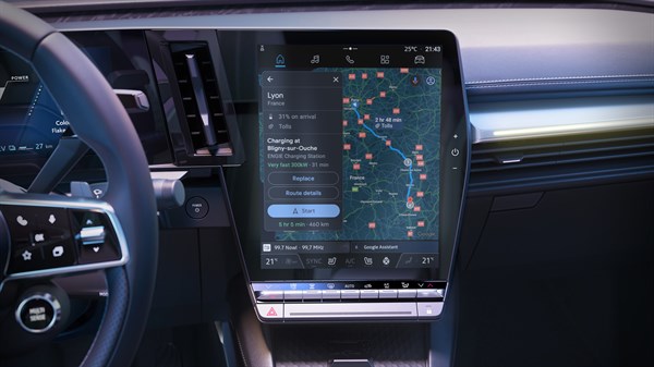 route planner - Renault Scenic E-Tech electric