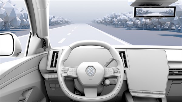 smart rear view mirror - Renault Scenic E-Tech electric
