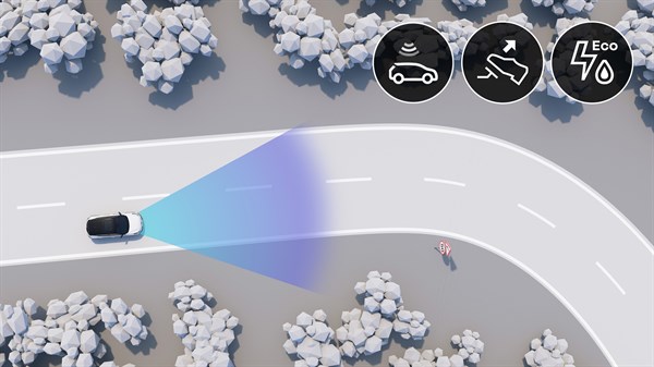 predictive eco driving advice - Renault Captur full hybrid E-Tech