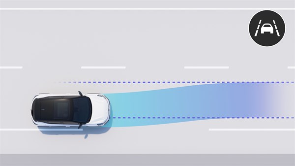 lane keeping assist - Renault Captur full hybrid E-Tech