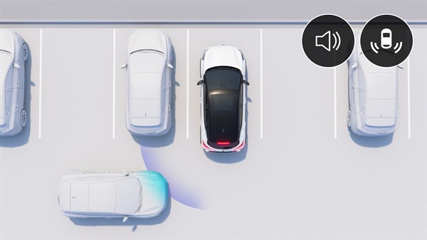 rear cross traffic alert - Renault Captur full hybrid E-Tech