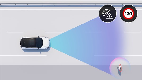traffic sign recognition - Renault Captur full hybrid E-Tech