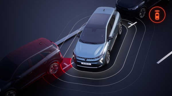 Renault Symbioz full hybrid E-Tech  - aide au parking avant