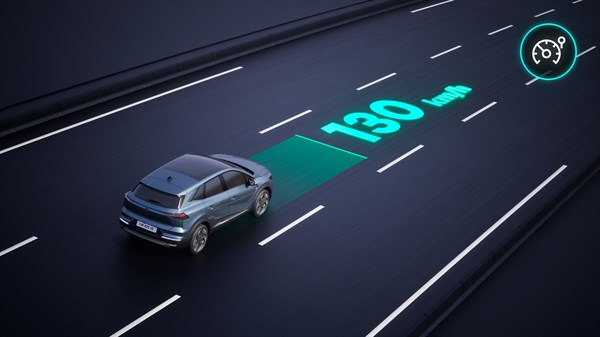 Renault Symbioz full hybrid E-Tech  - speed limiter