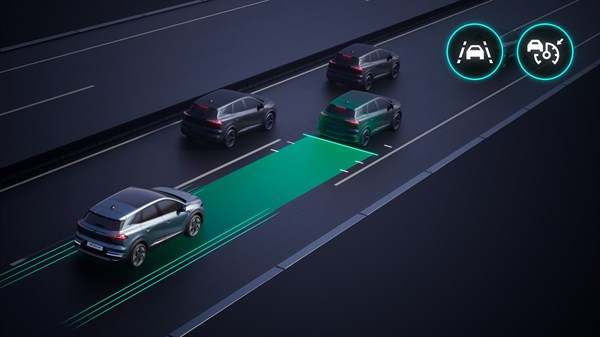 Renault Symbioz full hybrid E-Tech  - active driver assist