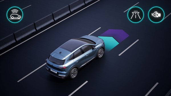Renault Symbioz full hybrid E-Tech  - predictive hybrid driving