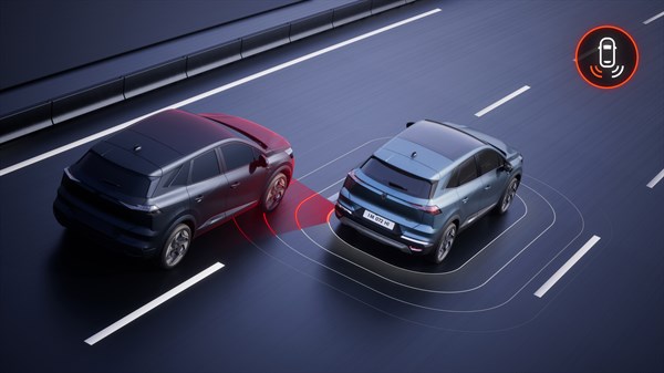 Renault Symbioz full hybrid E-Tech  - blind spot warning