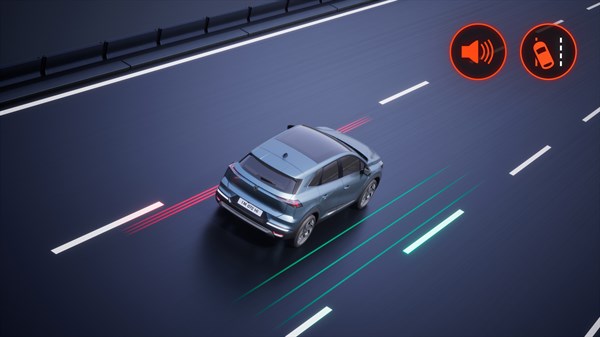 Renault Symbioz full hybrid E-Tech  - lane departure warning
